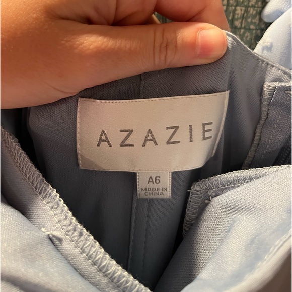 AZAZIE Bridesmaid Dress, Dusty Blue, Size A6 - BRAND NEW, UNWORN - Picture 2 of 6
